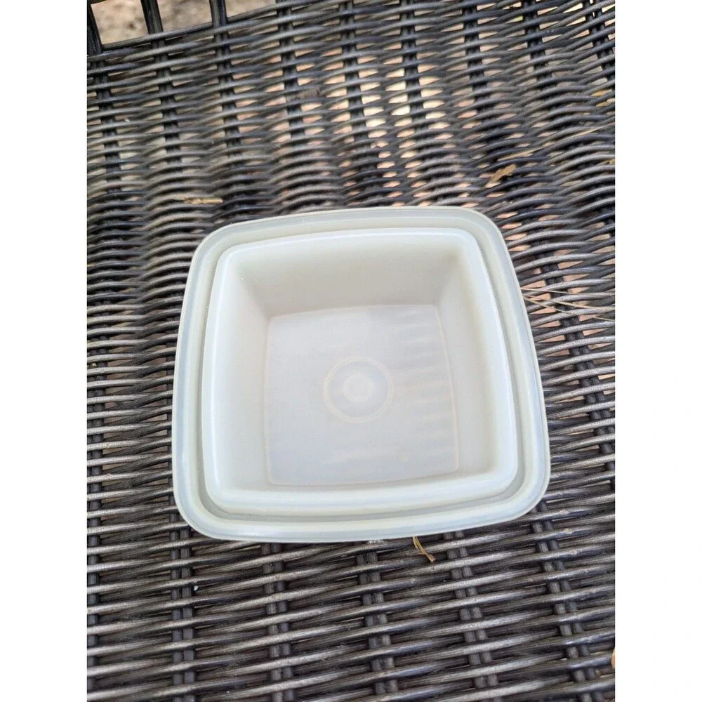 Vintage Tupperware Pick-A-Deli Pickle Keeper Avocado Green 1330 Complete 3pc